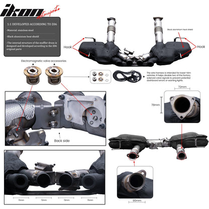 2020-2025 Chevy Corvette C8 Z06 OE Style Exhaust System Quad Tail Pipe