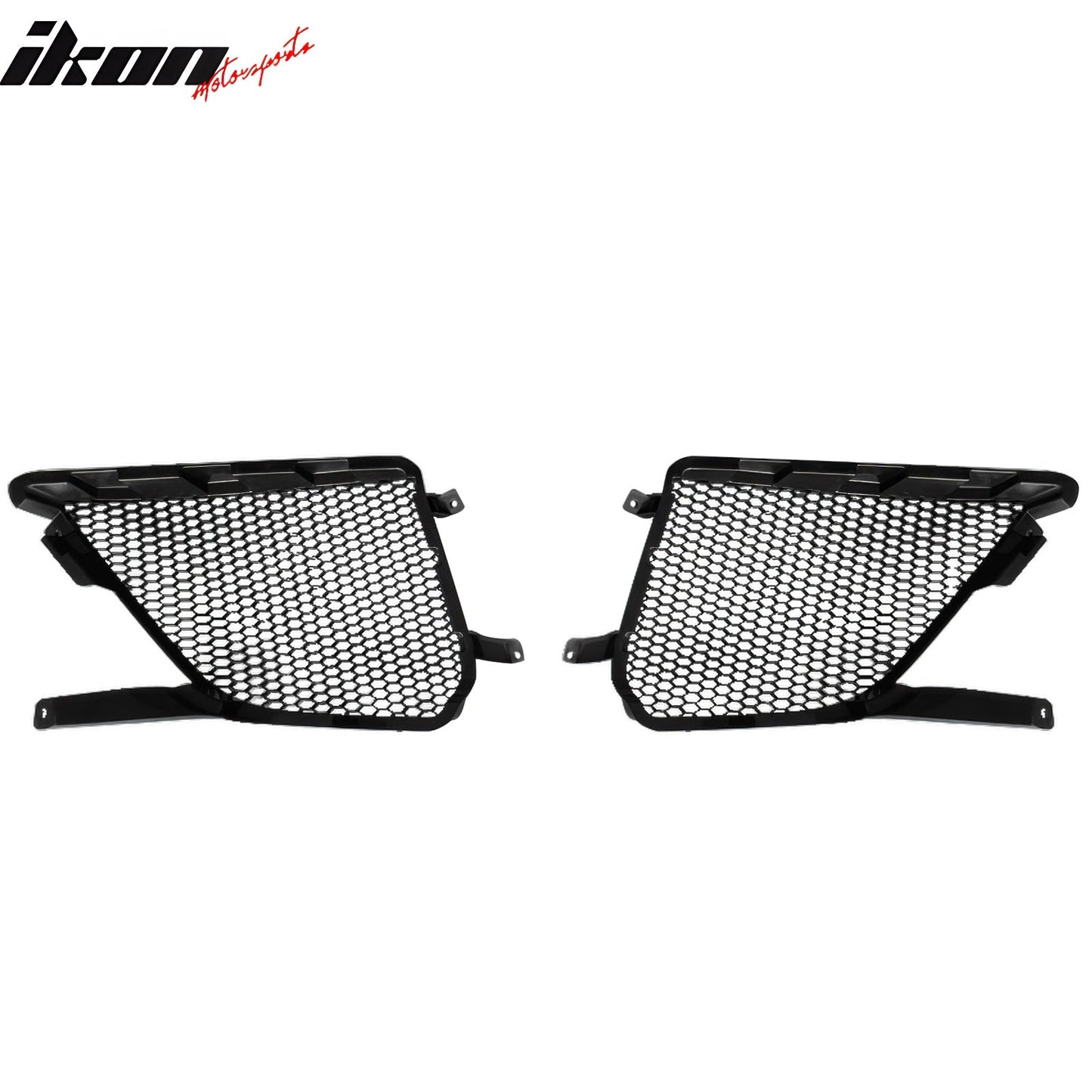 2020-2025 Chevy Corvette Stingray Z51 Front Bumper Lower Grilles ABS