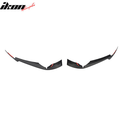 2020-2025 Chevrolet Corvette IKON Front Canard Splitter Carbon Fiber