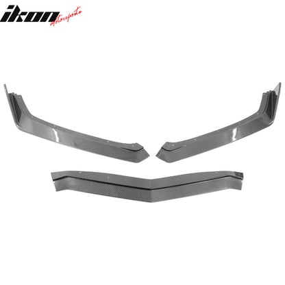 2020-2025 Chevy Corvette C8 5VM Style Front Bumper Lip Carbon Fiber