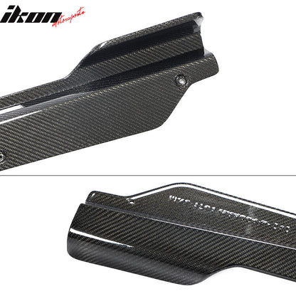 2020-2025 Chevy Corvette C8 IKON Style Carbon Fiber CF Side Skirts 2PC