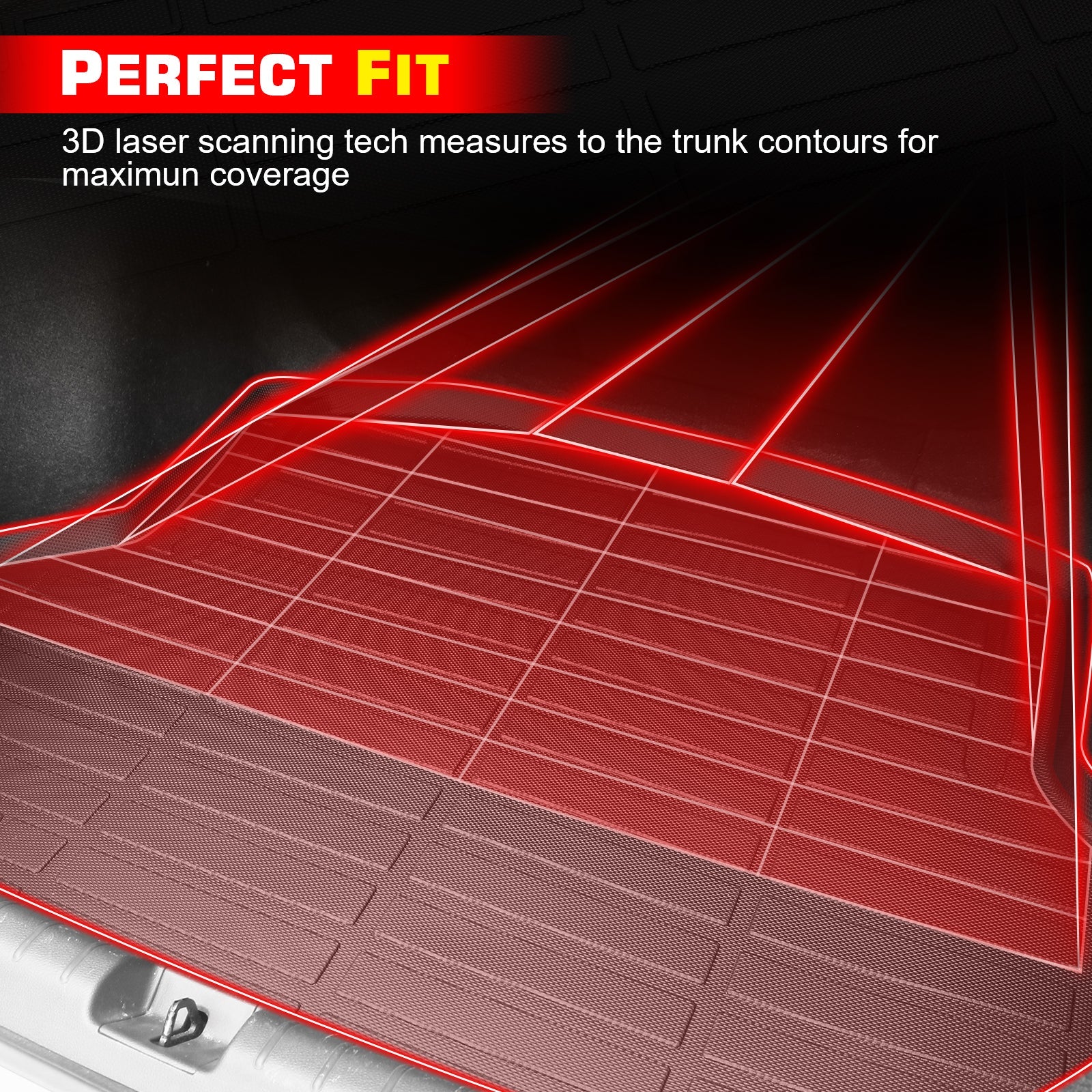 2020-2025 Toyota GR Supra Waterproof Rear Cargo Liners Trunk Mats TPE