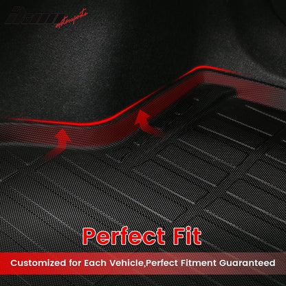 2020-2025 Toyota GR Supra Waterproof Rear Cargo Liners Trunk Mats TPE