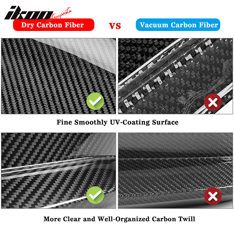 2020-2025 Toyota GR Supra A90 Side Fender Vents Gloss Dry Carbon Fiber
