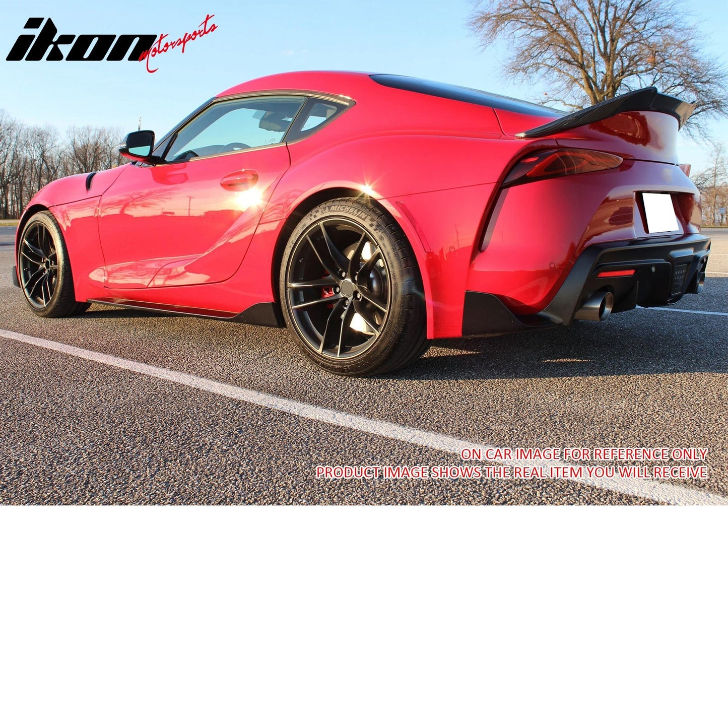 2020-2025 Toyota GR Supra Trunk Spoiler V Style Gloss Black Rear Wing