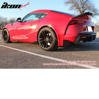 2020-2025 Toyota GR Supra Trunk Spoiler V Style Gloss Black Rear Wing