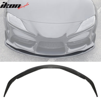 2020-2025 Toyota GR Supra A90 IKON Front Bumper Lip Gloss Carbon Fiber