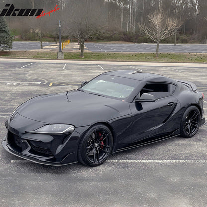 2020-2025 Toyota GR Supra A90 IKON Front Bumper Lip Gloss Carbon Fiber
