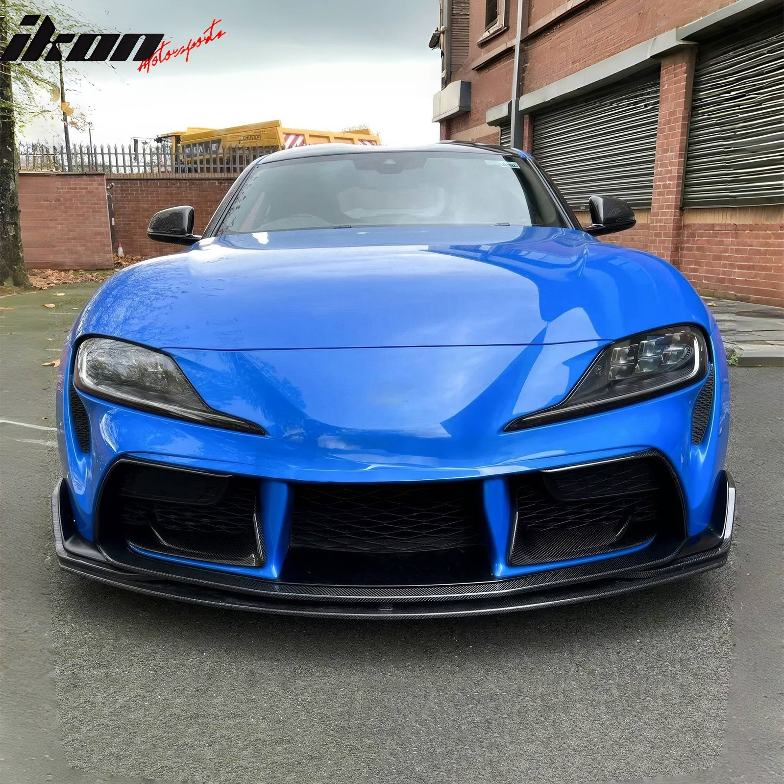 2020-2025 Toyota GR Supra MZ Speed Front Bumper Lip Gloss Carbon Fiber