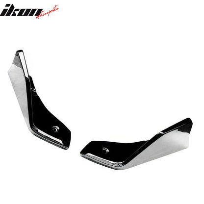 2020-2025 Toyota GR Supra Rear Bumper Splitters AG Gloss Black Aprons
