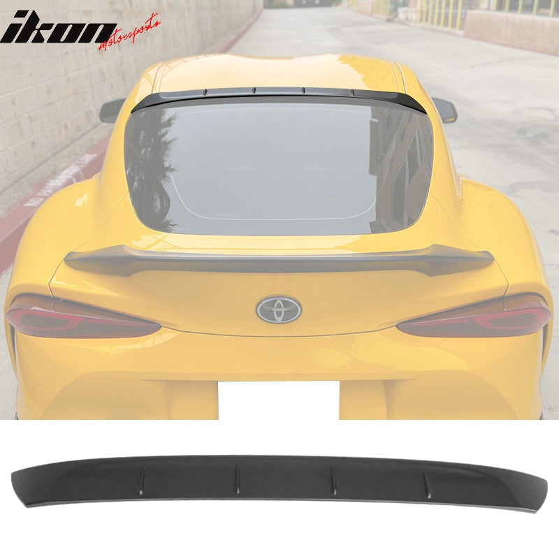 2020-2025 Toyota Supra GR MK5 Matte Black Rear Roof Spoiler Wing ABS