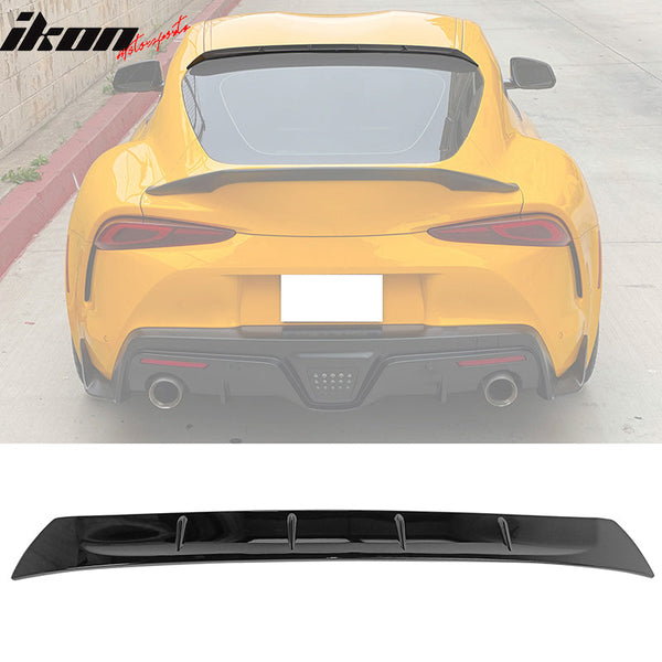 2020-2025 Toyota GR Supra A90 & Supra Painted #202 Black Roof Spoiler ABS