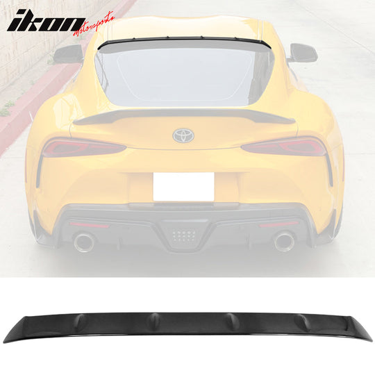 2020-2025 Toyota GR Supra MK5 V2 Painted Black #202 Roof Spoiler ABS