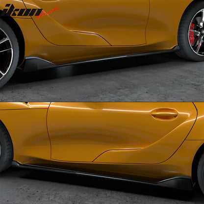 2020-2025 Toyota GR Supra A90 MZ Speed Side Skirts Gloss Carbon Fiber