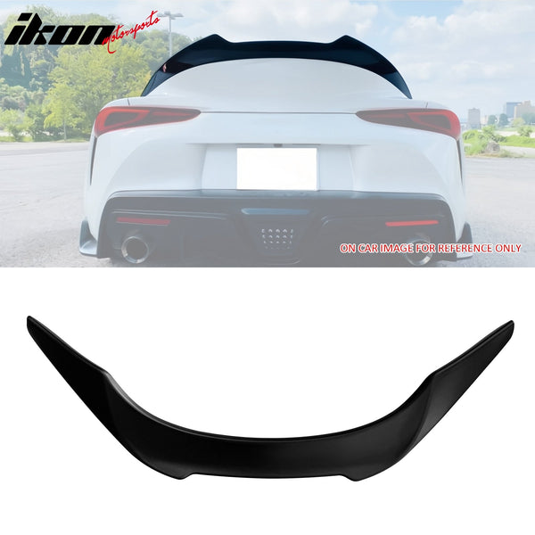 2020-2025 Toyota GR Supra A90 Trunk Spoiler V Style Matte Black Rear Wing