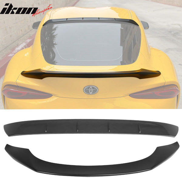2020-2025 Toyota GR Supra MK5 J29 Matte TRD Rear Trunk + Roof Spoiler