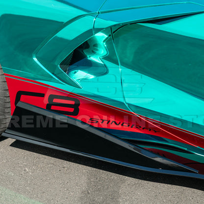 2020-Up Corvette C8 | 5VM 2Pcs Side Skirts Rocker Panel