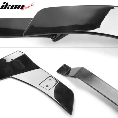 2021-2024 Ford Mustang Mach-E Gloss Black MID Rear Spoiler Wing ABS