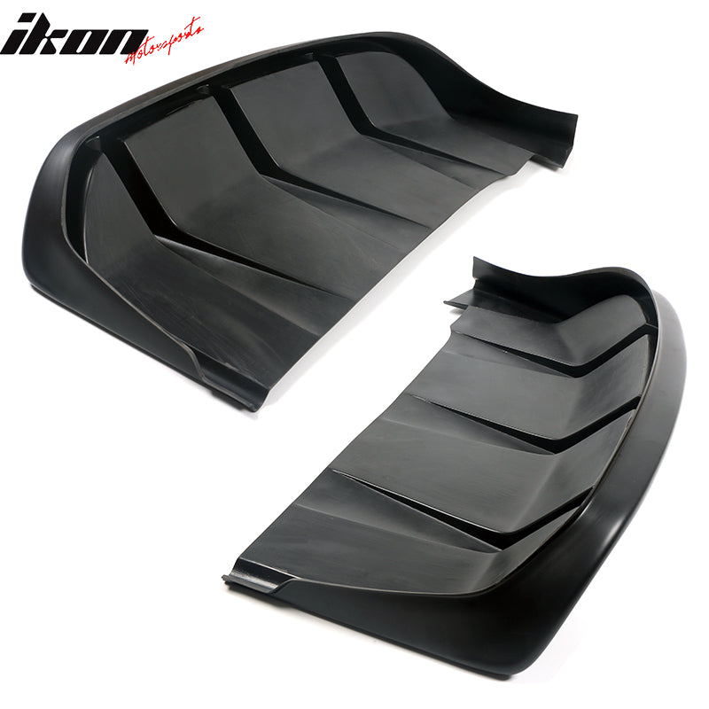 2021-2024 Ford Mustang Mach-E GT Matte Black Rear Bumper Lip Diffuser