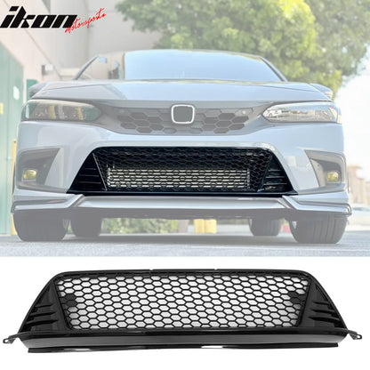 2022-2024 Honda Civic Gloss Black Type R Front Bumper Lower Grille PP