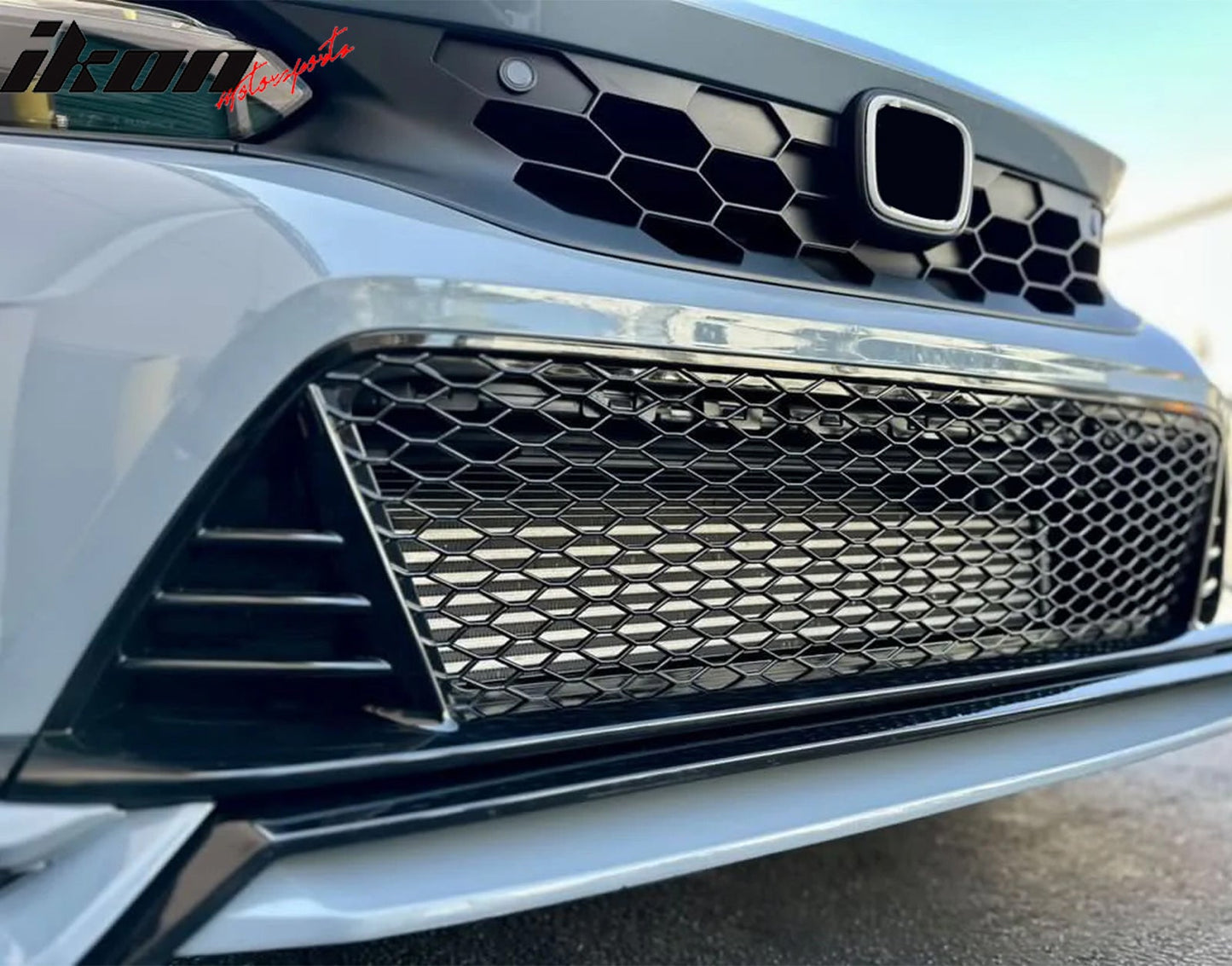 2022-2024 Honda Civic Gloss Black Type R Front Bumper Lower Grille PP