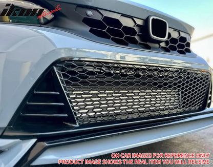 2022-2024 Honda Civic Matte Black Type R Front Bumper Lower Grille PP
