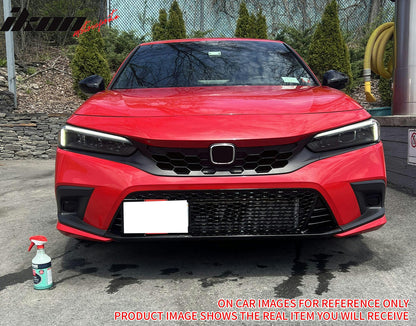 2022-2024 Honda Civic Matte Black Type R Front Bumper Lower Grille PP