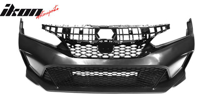 2022-2024 Civic Hatchback Type R Style Front Bumper Cover &Upper Grill