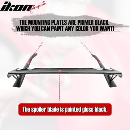 2022-2026 Honda Civic Type R Gloss Trunk Spoiler Mounting Plate ABS