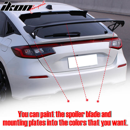 2022-2026 Honda Civic Type R Primer Trunk Spoiler Mounting Plates ABS