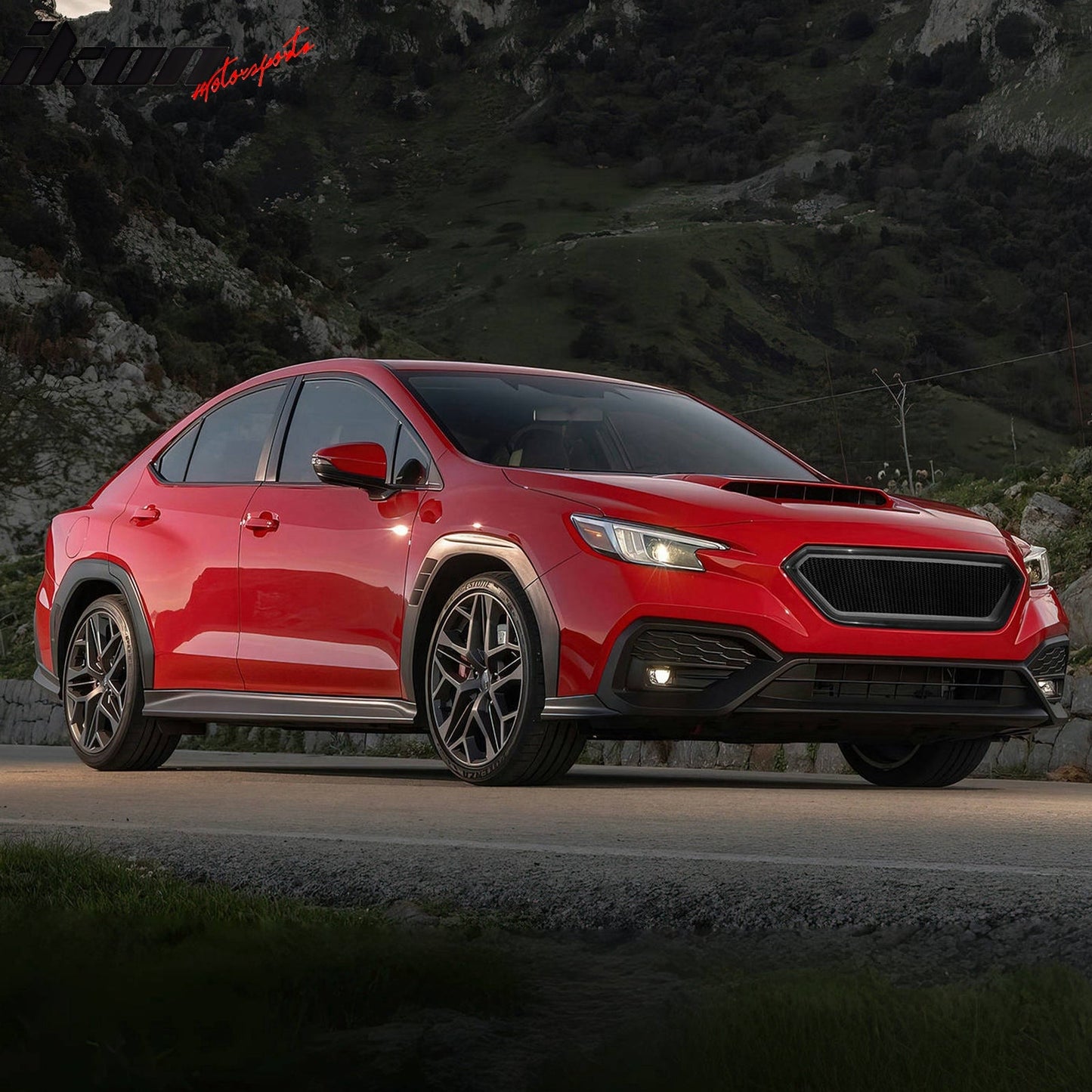 2022-2024 Subaru WRX Front Bumper Upper Grille Mesh Grill Unpainted