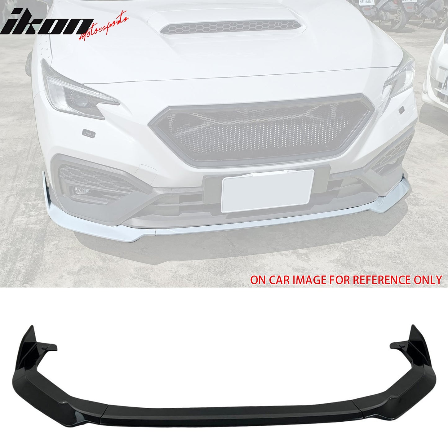 2022-2025 Subaru WRX D Gloss Black Front Rear Bumper Lip Corner Aprons