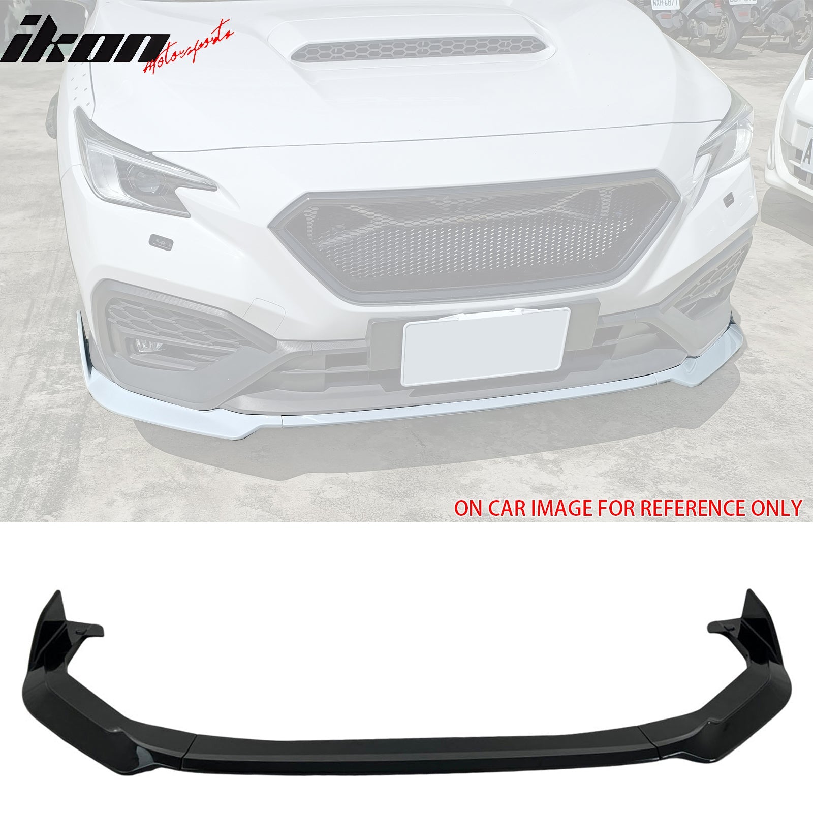 2022-2025 Subaru WRX D Gloss Black Front Rear Bumper Lip Corner Aprons