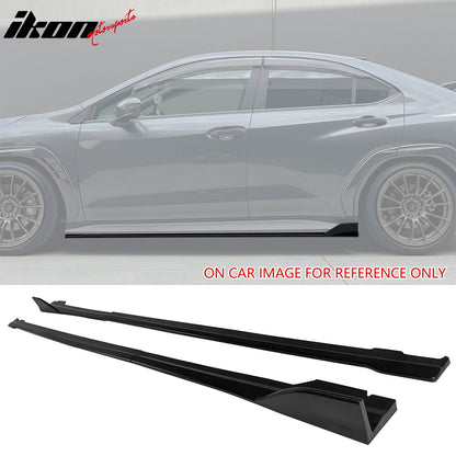 2022-2025 Subaru WRX D Matte Black Front Rear Bumper Lip Corner Aprons