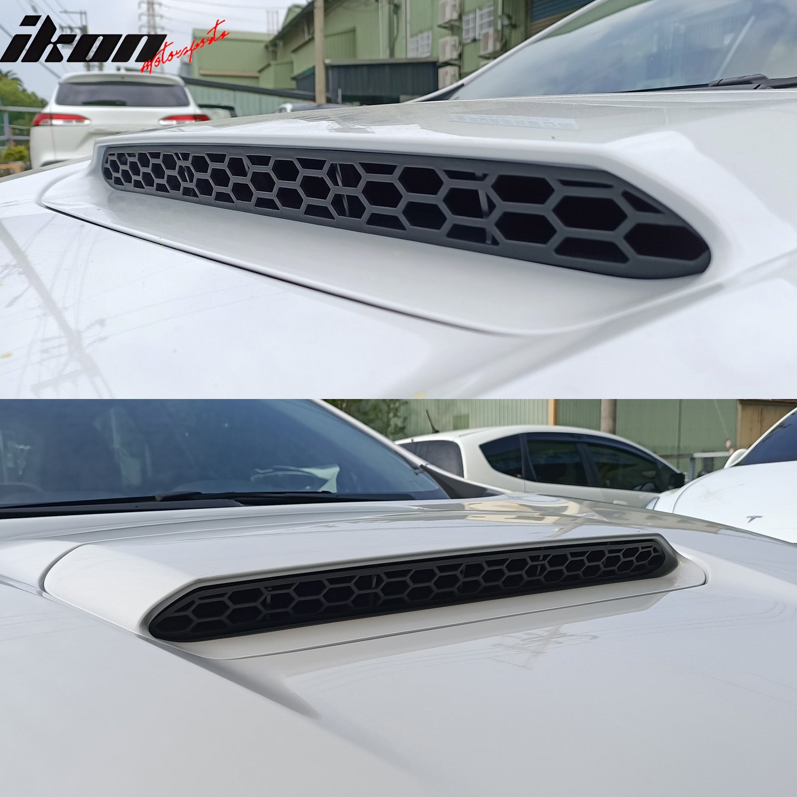 2022-2025 Subaru WRX VB DTO Style Matte Black Hood Scoop Grille Insert