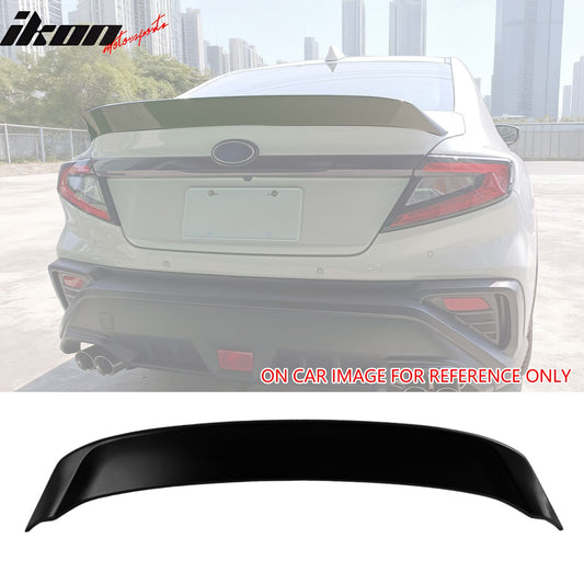 2022-2025 Subaru WRX VB 5th DTO Style Primer Black Trunk Spoiler ABS