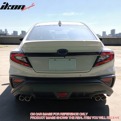 2022-2025 Subaru WRX VB 5th DTO Style Primer Black Trunk Spoiler ABS