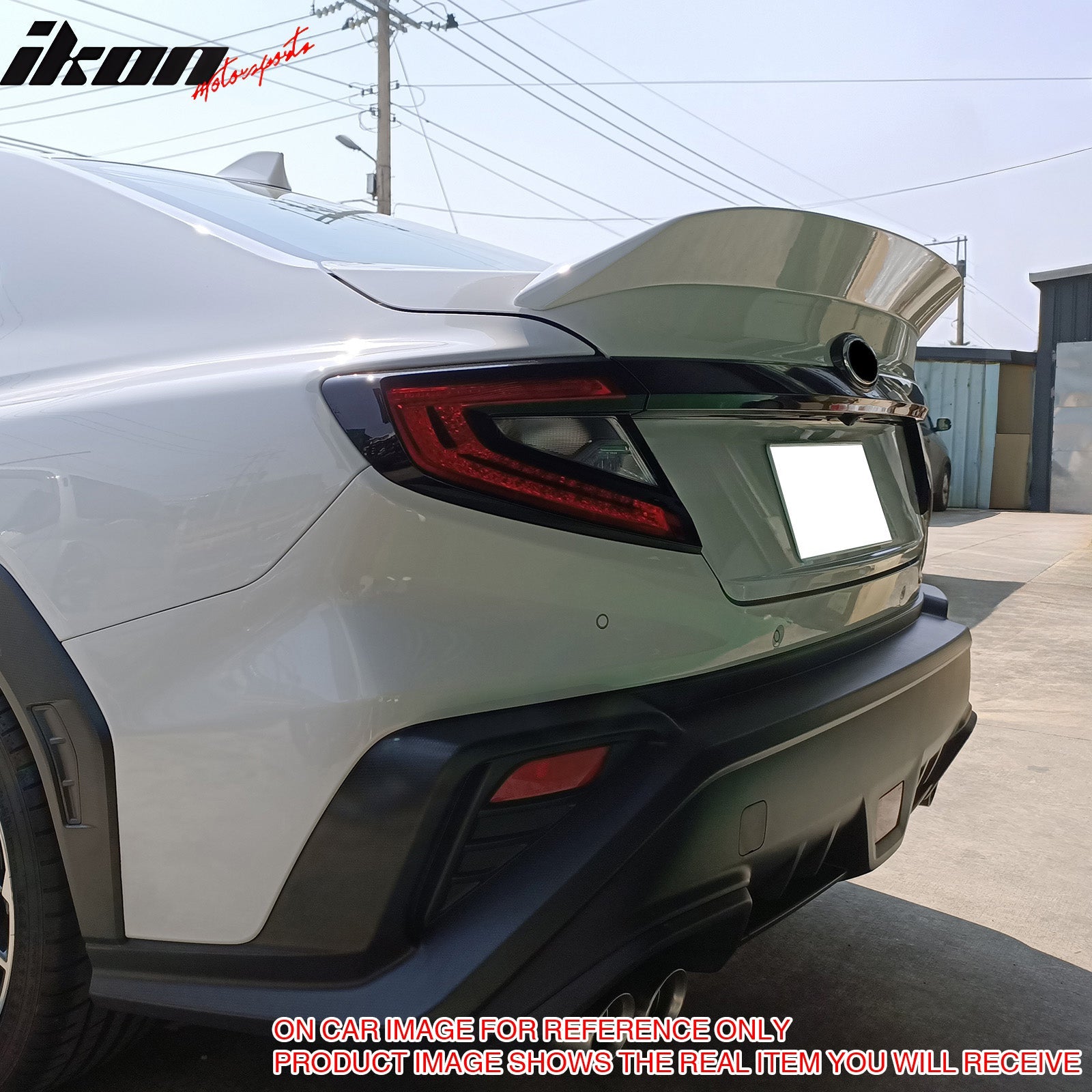 2022-2025 Subaru WRX VB 5th DTO Style Primer Black Trunk Spoiler ABS