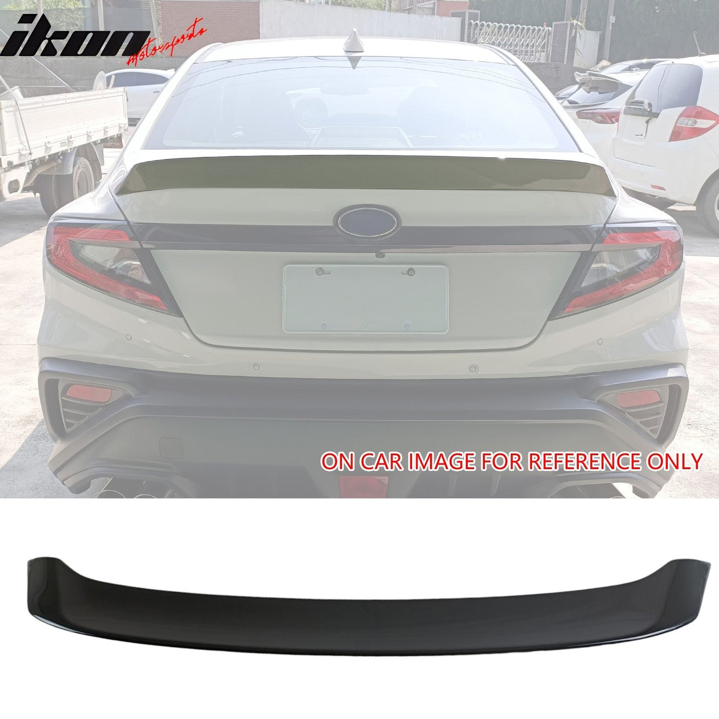 2022-2025 Subaru WRX VB 5th DTO Style Gloss Black Trunk Spoiler ABS