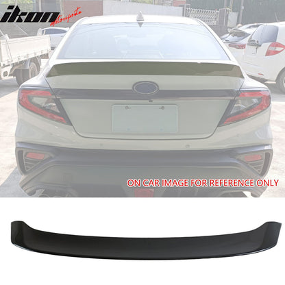2022-2025 Subaru WRX VB 5th DTO Style Gloss Black Trunk Spoiler ABS