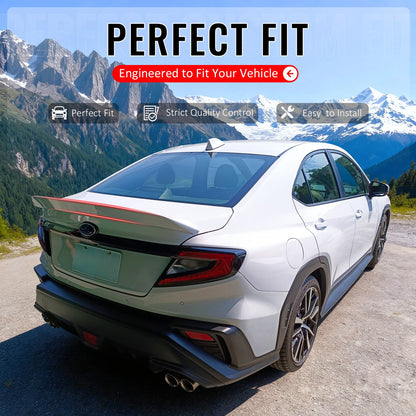 2022-2025 Subaru WRX VB 5th DTO Style Gloss Black Trunk Spoiler ABS