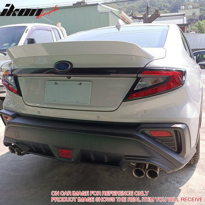 2022-2025 Subaru WRX VB 5th DTO Style Gloss Black Trunk Spoiler ABS
