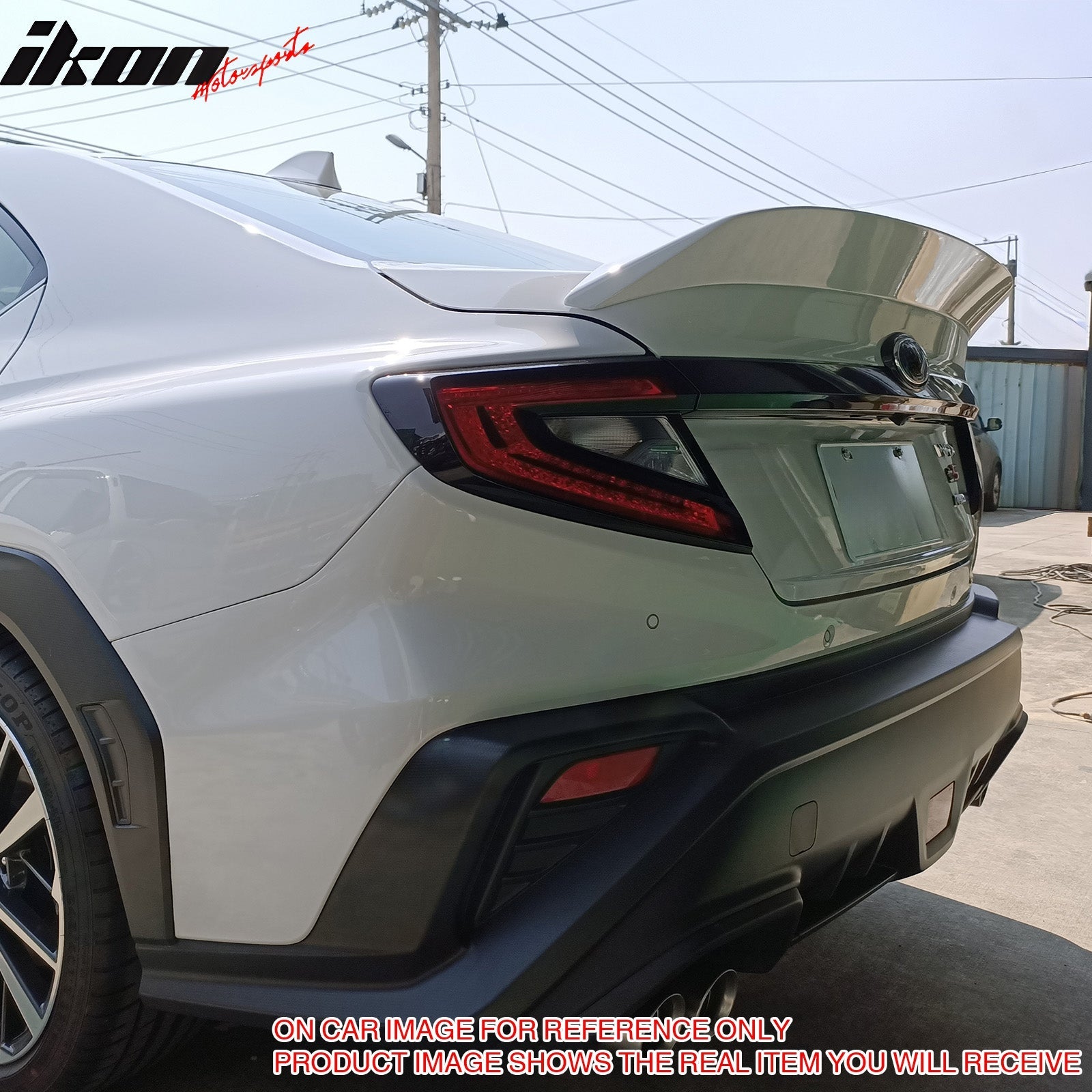 2022-2025 Subaru WRX VB 5th DTO Style Gloss Black Trunk Spoiler ABS