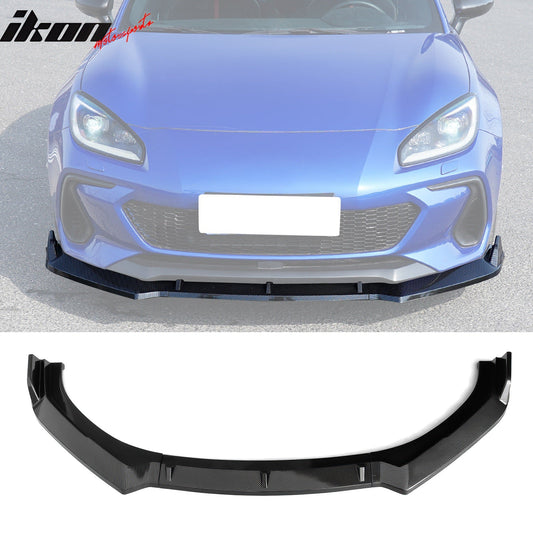 2022-2025 Subaru BRZ JDM 2 Carbon Fiber Print 3PCS Front Bumper Lip PP