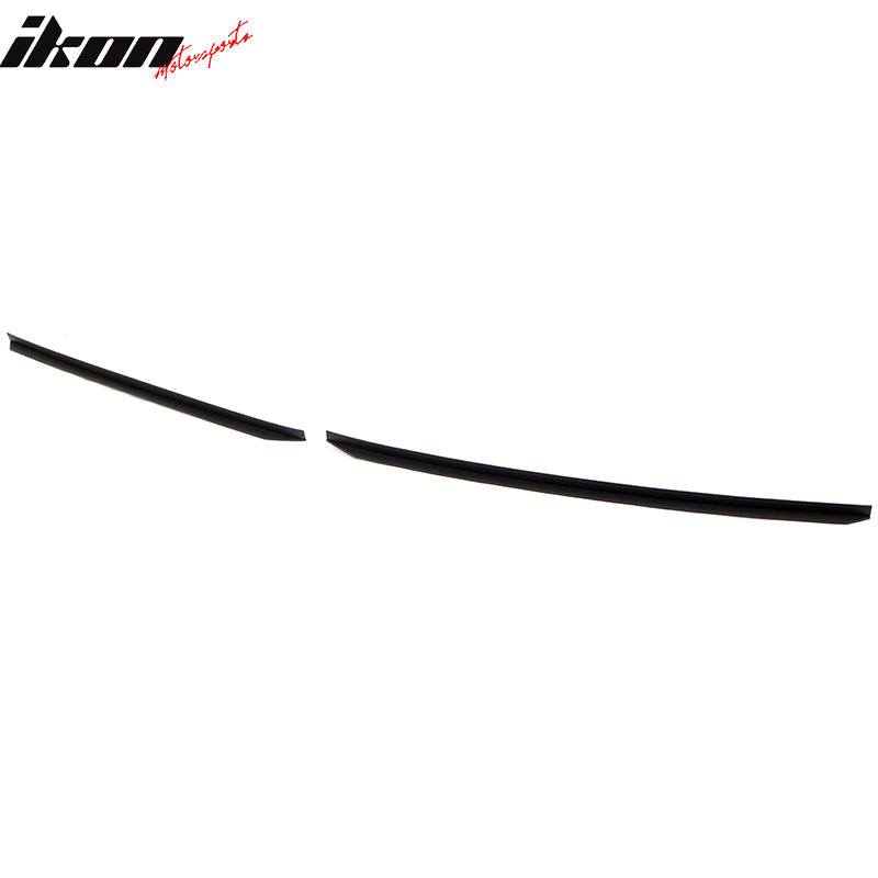2022-2025 Subaru BRZ STI Style Unpainted Black Front Bumper Lip ABS