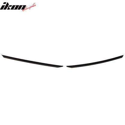 2022-2025 Subaru BRZ STI Style Unpainted Black Front Bumper Lip ABS