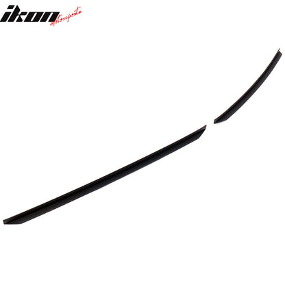 2022-2025 Subaru BRZ STI Style Unpainted Black Front Bumper Lip ABS