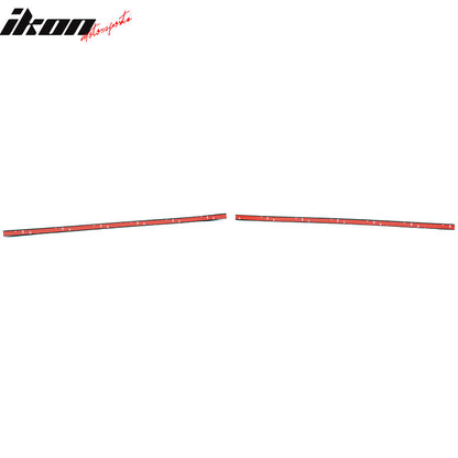 2022-2025 Subaru BRZ STI Style Unpainted Black Front Bumper Lip ABS