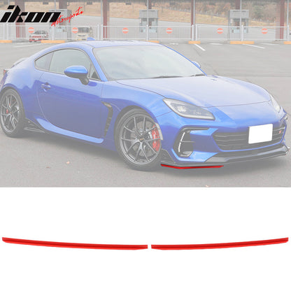 2022-2025 Subaru BRZ Coupe 2-Door STI Unpainted Front Bumper Lip ABS