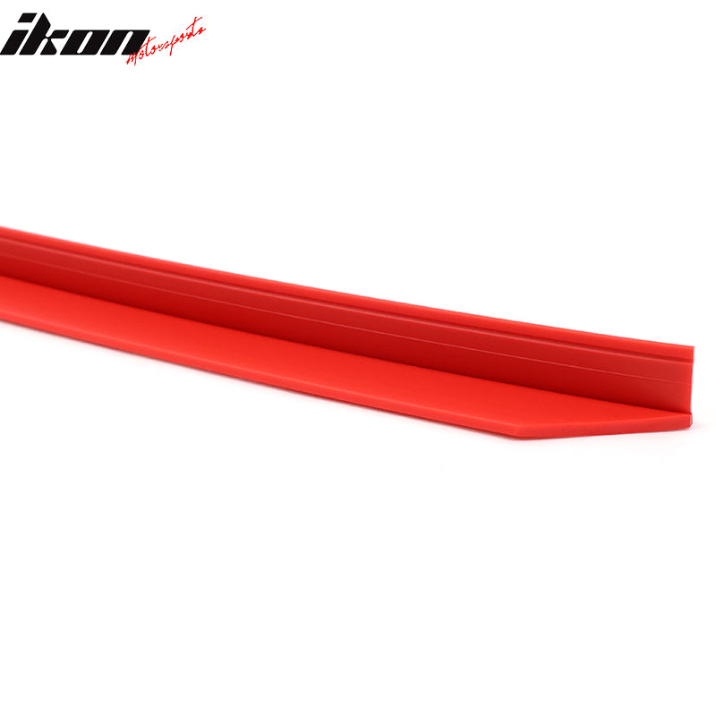 2022-2025 Subaru BRZ STI Style Red Front Lip Cover Side Strake ABS